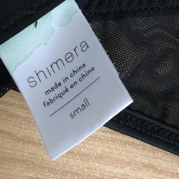 Shimera Black Triangle Mesh Bralette - Picture 5 of 5
